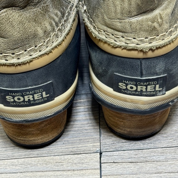 Sorel Conquest Carly Leather Harness Waterproof Snow Winter Boots Size 8 EUR 39 - Picture 7 of 10